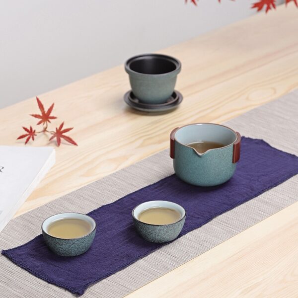 Ceramic Travel Tea Set - Image 6