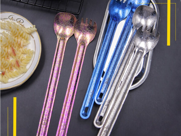 Travel Titanium Long Spork - Image 3