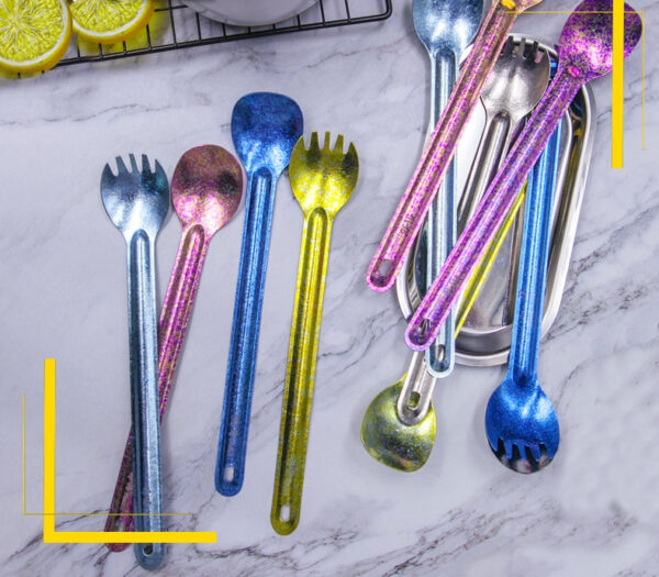 Travel Titanium Long Spork - Image 4