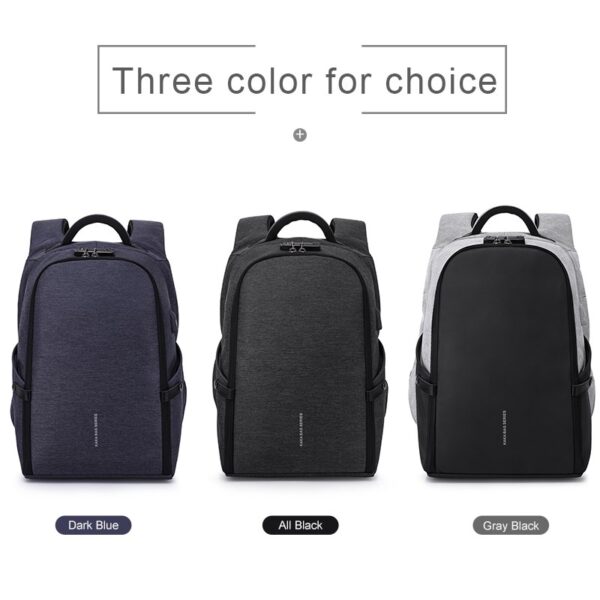 Fashion Large Capacity Men's Travel Laptop Backpack with USB - Image 6