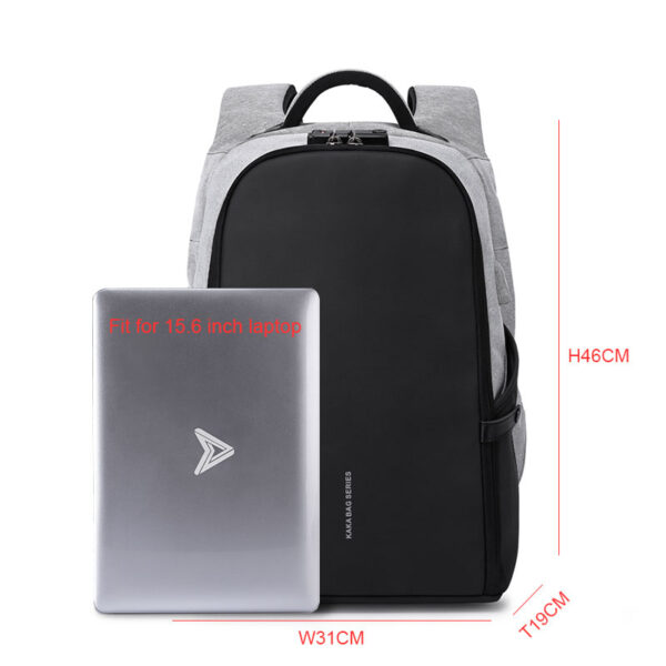 Fashion Large Capacity Men's Travel Laptop Backpack with USB - Image 7