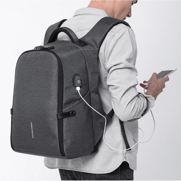 Fashion Large Capacity Men's Travel Laptop Backpack with USB - Image 5