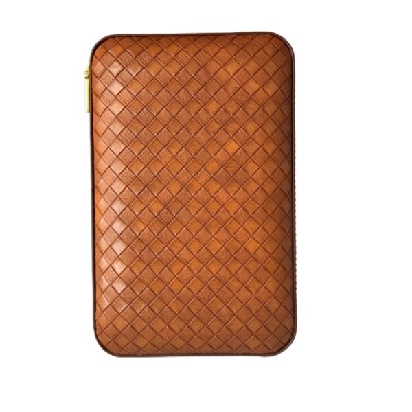 Cedar Lined Leather Travel Cigar Case - Image 4