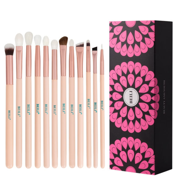 Travel Makeup Brushes Set 12 Pcs