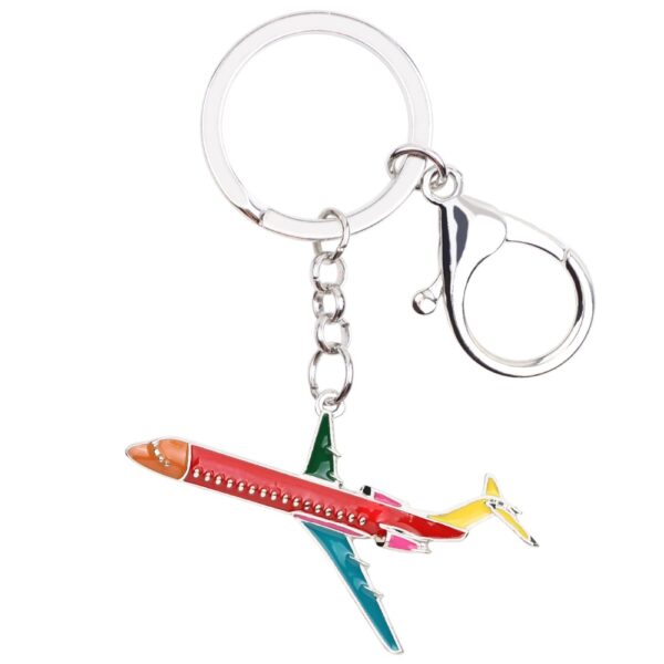 Mini Plane Travel Souvenir Keychain - Image 2