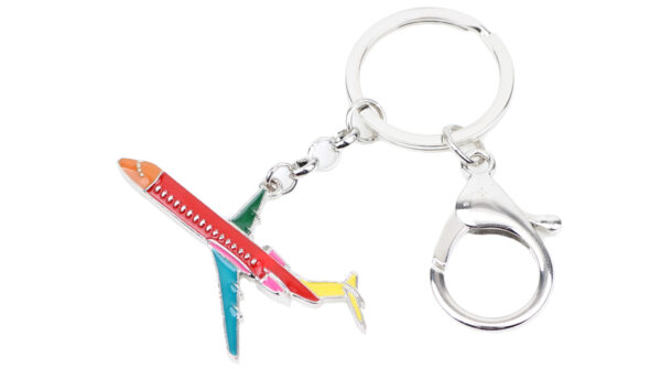 Mini Plane Travel Souvenir Keychain - Image 3