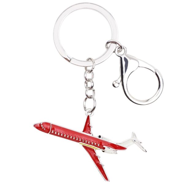 Mini Plane Travel Souvenir Keychain - Image 5