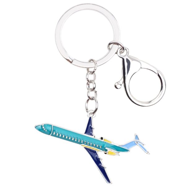 Mini Plane Travel Souvenir Keychain - Image 4